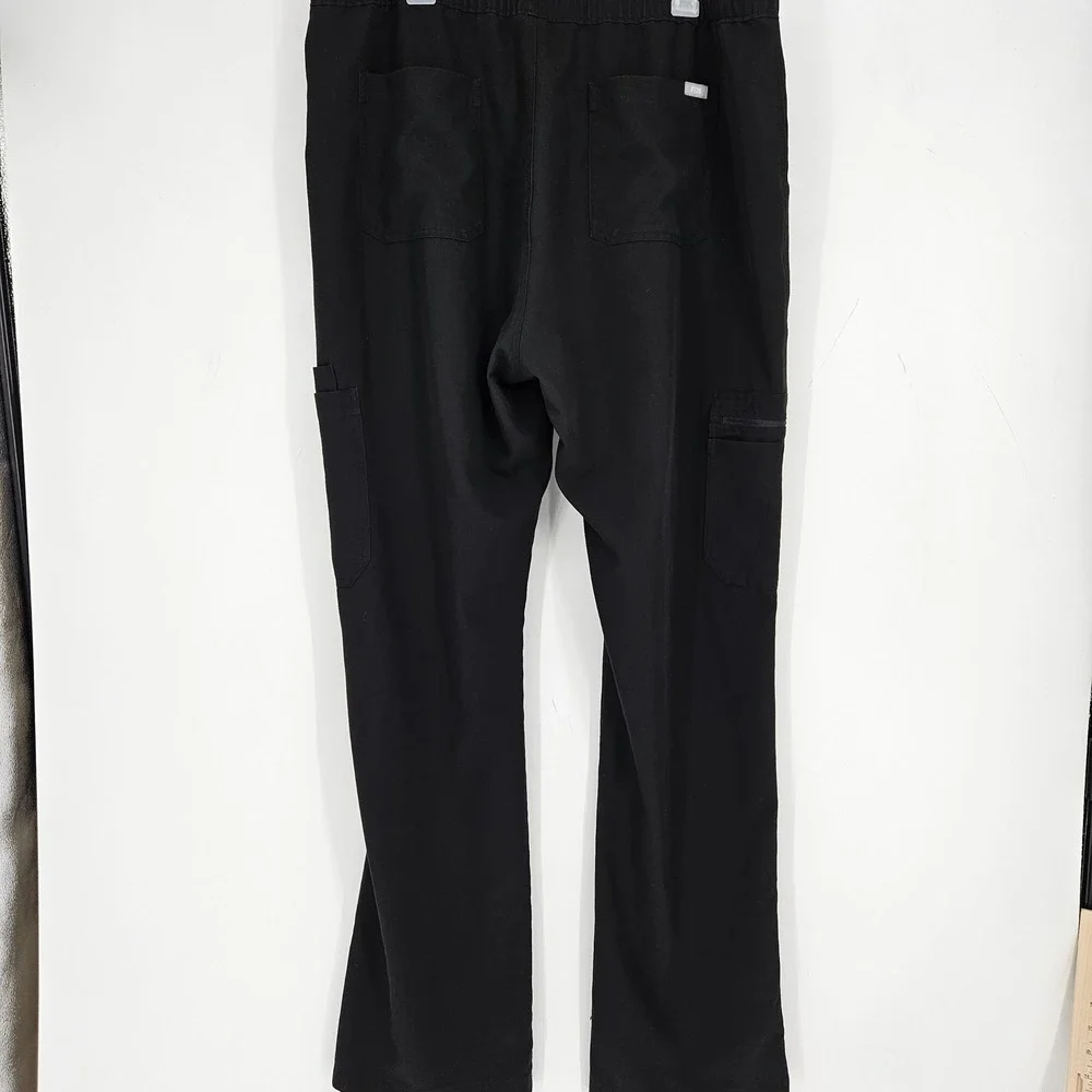 FIGS Scrub Pants Mens XXL Tall Technical Collection‎ Cairo Drawstring Black